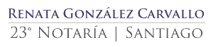Notaria Renata Gonzalez | 23° Notaría de Santiago